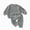 outfits001-Light Gray, variant on NOLDARES Newborn Baby Boy Clothes Set 2pcs Long Sleeve Top and Pants Suit Toddler Baby Fall Winter Clothes Size:18-24 M,Yellow