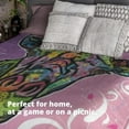 thumbnail image 6 of Dawhud Direct Super Soft Full/Queen Size Plush Fleece Blanket by Dean Russo, 75" x 90", 6 of 9