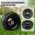 thumbnail image 3 of KFFKFF Non-Inflatable Mower Wheels, Dimensions 11x4-7", Set of Two Solid PU Tires Mounted on Rims, 3.4" Hub, 3/4" Bushing, Comes with 20 Adapters, Appropriate for Lawn Tractors and Riding Mowers, 3 of 9