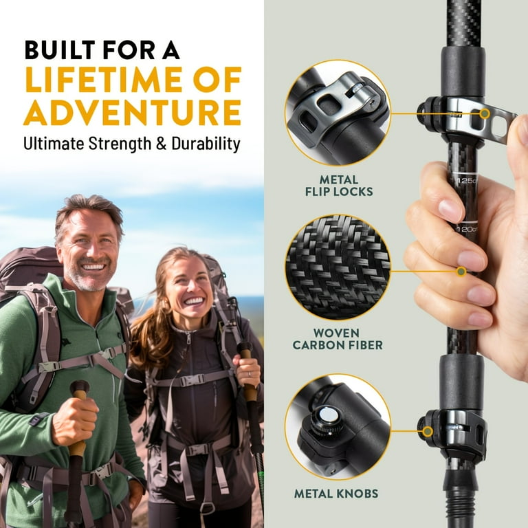 Hiking Pole TrailBuddy Trekking Poles Lightweight Aluminum