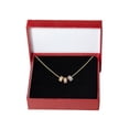 thumbnail image 4 of Collar Gargantilla 3 aros 3colores con circonias 45cm Oro 10K Horoz V12 W849, 4 of 4