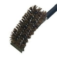 thumbnail image 4 of Dyna-Glo 18" Grill Brush with Palmyra Bristles and Stainless Steel Scraper, 4 of 6