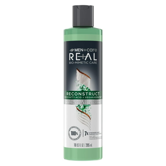 Dove Men Care Real Bio-Mimetic Care Daily Conditioner with Vegan Keratin All Hair Types, 10 fl oz