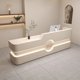 thumbnail image 2 of Front Bar Counter Reception Desk Podium Cashier Hospital Study Reception Desks Beauty Salon Modern Bureau Meuble Bar Furniture My Lux Decor Round, 2 of 14