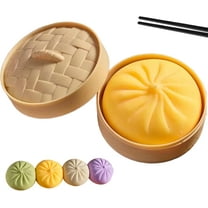 Giant Dumpling Squishy,Jumbo Dumpling Squishy Large,Large Stress Relief Sensory Ball, Soft Squeeze Decompression Dough