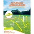 thumbnail image 4 of DF DUALFERV Speed and Agility Training Set, Agility Training Equipment for Kids with 20ft Sports Agility Ladders, Cones, Agility Hurdles, Resistance Parachute, Jump Rope for Basketball, Soccer, 4 of 6