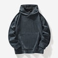 thumbnail image 1 of Dolkfu Sudaderas para hombres, tendencia de otoño 2025, sudaderas largas de pullover de gran tamaño con capucha, ligeras y con bolsillos. XL, 1 of 4