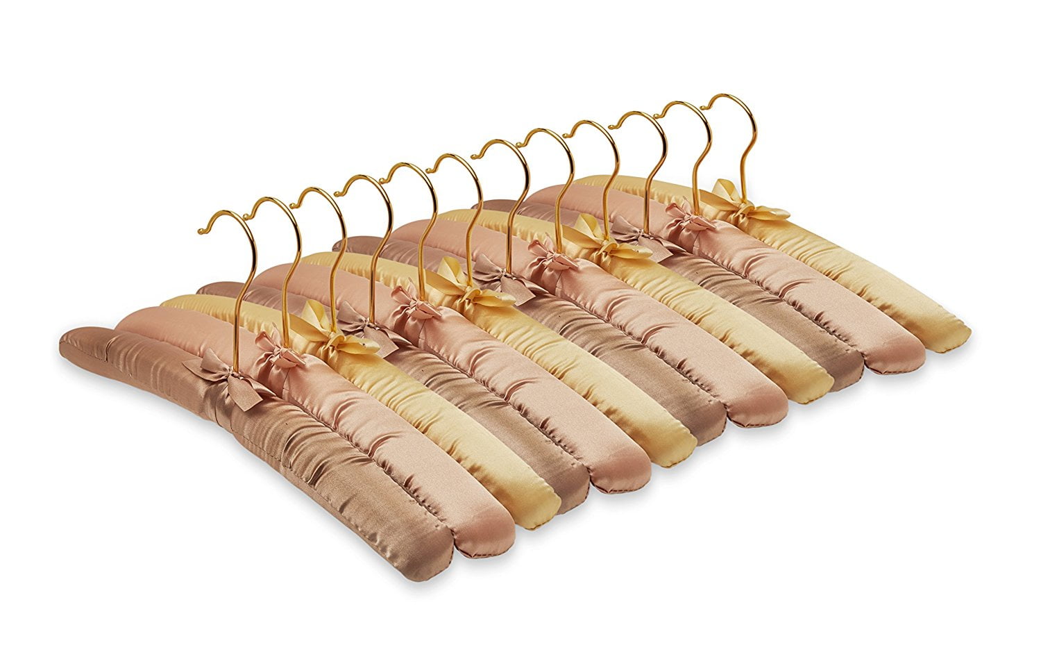 FLORIDA BRANDS Satin Padded Hangers 12Pack