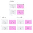 thumbnail image 3 of Redempat 4pcs/10pcs Masks Storage Box PP Portable Holder Organizer Face Masks Container Reusable Ouutdoor Dustproof Case 2*white+2*pink 3Set, 3 of 6