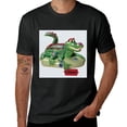 thumbnail image 2 of PIKWEEK New Orleans crocodile jewelry Florida crocodile souvenir, shirt design art display, T-shirt children's gift casual breathable men, women, boys and girls Black, 2 of 4