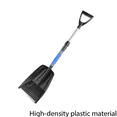 thumbnail image 2 of Heavy-Duty Outdoor Snow Shovel for Driveway and Ice Removal, Durable Plastic Construction Size 28.4-33.5 in, 2 of 9