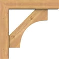thumbnail image 3 of Ekena Millwork 5 1/2"W x 24"D x 24"H Westlake Block Smooth Bracket w/ Offset Brace, Western Red Cedar, 3 of 25