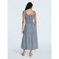 thumbnail image 3 of Free Assembly Women's and Women's Plus Cotton Sleeveless Smocked Midi Dress Size-XS to 4X, 3 of 6