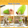 thumbnail image 6 of Cat Steam Brush, 3 in 1 Cat Steamy Brush, Silicone Massage Grooming Brush, Self cleaning Brush with USB Rechargeable, Pet Hair Cleaning Brush Comb for Cats Dogs (Mango Green), 6 of 7