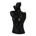 thumbnail image 2 of Mannequin Resin Jewelry Display Stand Necklace Bust Earring Pendant  Black 35X18.5X15cm, 2 of 8