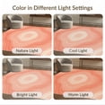 thumbnail image 7 of ODIKA 8'x10' Washable Area Rug Peach Salmon Ivory Symmetrical Undulating Motion Gradient Smooth for Living Room, Under Sectional, Family , Durable, Non-Slip, 7 of 7
