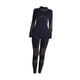 thumbnail image 4 of Ropa interior térmica para mujer, top y pantalones, traje ajustado funcional transpirable para mujer S, 4 of 9