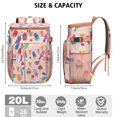 thumbnail image 3 of Cooler Backpack 26 Cans Portable Backpack Coolers Insulated Leak Proof,Waterproof Soft Sided Cooler Bag for Travel,Beach,Camping,Picnic,Lunch Backpack for Women Men, 3 of 6