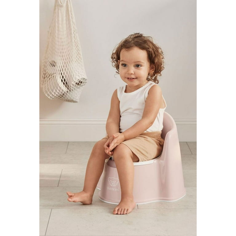 BabyBjorn Potty Chair Powder pink White