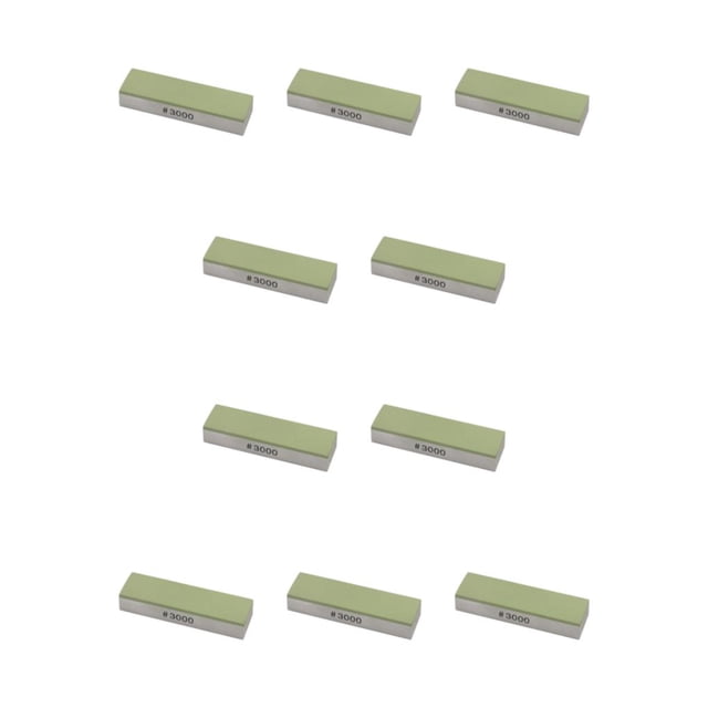 Billuyoard Carbito de resina resistente Green CarbiteResin Oilstone para resultados de afilado duraderos y buen desgaste 3000mash 3000 puré 10Conjunto