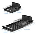 Dish Drying Rack,WLRETMCI Dish Rack Container Expandable 11"19",Small