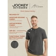thumbnail image 3 of Jockey Outdoors Men's Short Sleeve Henley, 3 of 5
