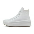 thumbnail image 3 of Converse Chuck Taylor All Star Move Hi 568498C Womens White Sneaker Shoes HS2013 (6.5), 3 of 4