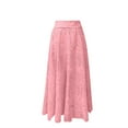 thumbnail image 4 of Perfectbot Women's Trendy Eyelet Maxi Skirt Embroidered Lace Hollow Out Flowy Swing Party Club Skirt, 4 of 5