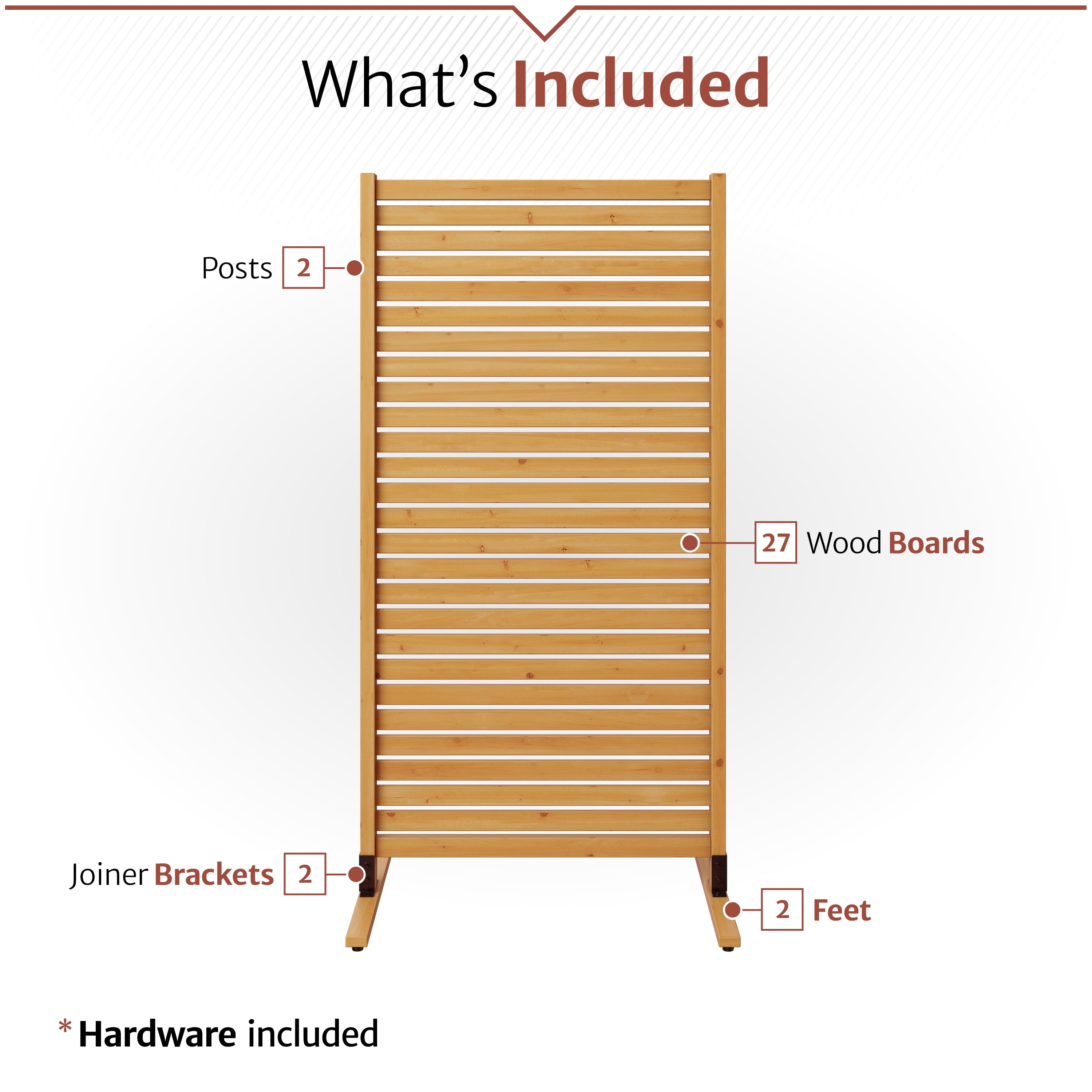 ENCLO Screens 73.5in H x 38in W Freestanding or Surface Mounted