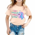 thumbnail image 1 of TZEWGL Chemise Mignonne pour Fille Garçon Imprimé Col Rond Manches Courtes Ample pour Bébés Taille 8-9T, 1 of 4