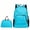 Blue, variant on Healthloop 20L Lightweight Packable Travel Backpack Foldable Hiking Daypack Waterproof Outdoor Sport Carry-on Duffel Bag for Men Women