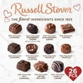 thumbnail image 2 of RUSSELL STOVER Valentine's Day Red Foil Heart Assorted Milk & Dark Chocolate Gift Box, 15.05 oz. (26 pieces), 2 of 8
