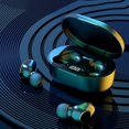 thumbnail image 3 of Bluelans K1-auriculares inalámbricos, compatibles con Bluetooth 5,0, sonido de alta claridad, pantalla Digital, caja de carga, 3 of 5