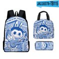 thumbnail image 1 of Mario School Backpack Travel Bag Three-piece Lunch Backpack Student Schoolbag Teen School Gift, 1 of 3