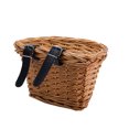 thumbnail image 2 of Cesta de bicicleta para niños, portador tejido de mimbre, bolsas delanteras para ciclismo, almacenamiento de alforjas, 2 of 2