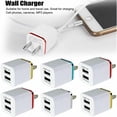 thumbnail image 2 of Redcolurful USB Double Wall Fast Charger Adapter 1A 2A 5V for Android / Galaxy / iPhone, 2 of 8