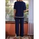 thumbnail image 4 of Pantalón de Punto de Corta Azul Marino L, 4 of 7
