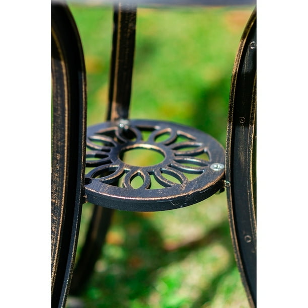 Bronze Bistro Set - Walmart Business Supplies Bronze Bistro Set - Walmart Business Supplies