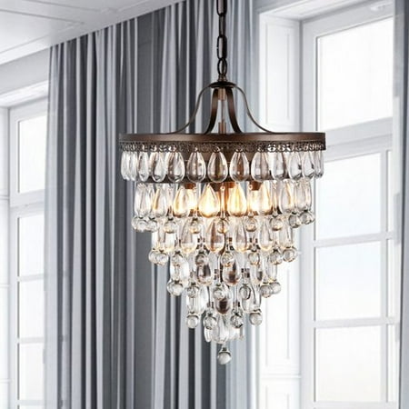One Allium Way Outland 4 Light Crystal Chandelier One Allium Way Outland 4 Light Crystal Chandelier