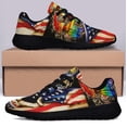 thumbnail image 3 of Christian Cross In LGBT Pride Shoes Sneakers for Women Men Black Size 4.5, 3 of 7