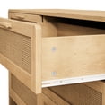 thumbnail image 3 of Arc Shaped Rattan Dresser, 6 Drawers / Versatile Use for Different Spaces, 3 of 5