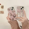 thumbnail image 6 of Butterfly Phone Case for iPhone 12 Pro Max, Cute Korea Pink Mirror 3D Butterfly Phone Cover with Butterfly Holdstand for Women Girls, 6 of 12