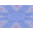 thumbnail image 1 of Ahgly Company Indoor Rectangle Patterned Day Sky Blue Area Rugs, 8' x 10', 1 of 6