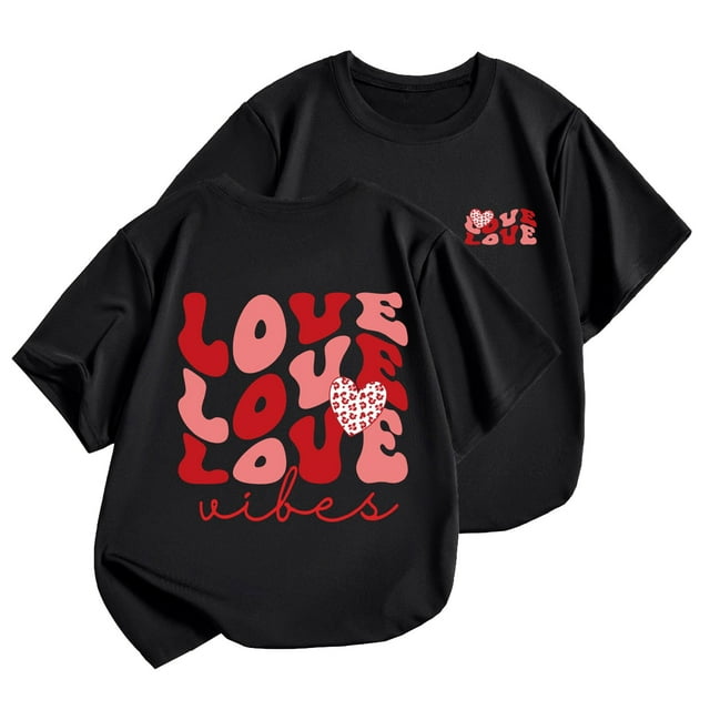 TZEWGL Tops For Infnat Short Sleeve Printed Round Neck Clothing For Infnants size 3-4T