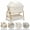 White, variant on suihuooo 4-in-1 Rocking Baby Bassinet with Wheels and Storage Basket 7 Height Adjustable Mosquito Net for Newborn,Khaki