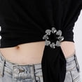 thumbnail image 4 of 2 uds. Hebillas de aleación de moda con nudo de esquina para vestido, prácticas hebillas para bufanda, 4 of 6