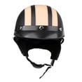 thumbnail image 2 of PU cuero media cara visera casco gorra de béisbol , Baoblaze Casco de la motocicleta, 2 of 8