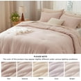thumbnail image 7 of U by Bedsure 2 Pieces Twin Comforter Bedding Set, Pink Comforter Set for All Seasons, 1 Lightweight Prewashed Comforter and 1 Pillowcases,Twin,Rose Dust, 7 of 7