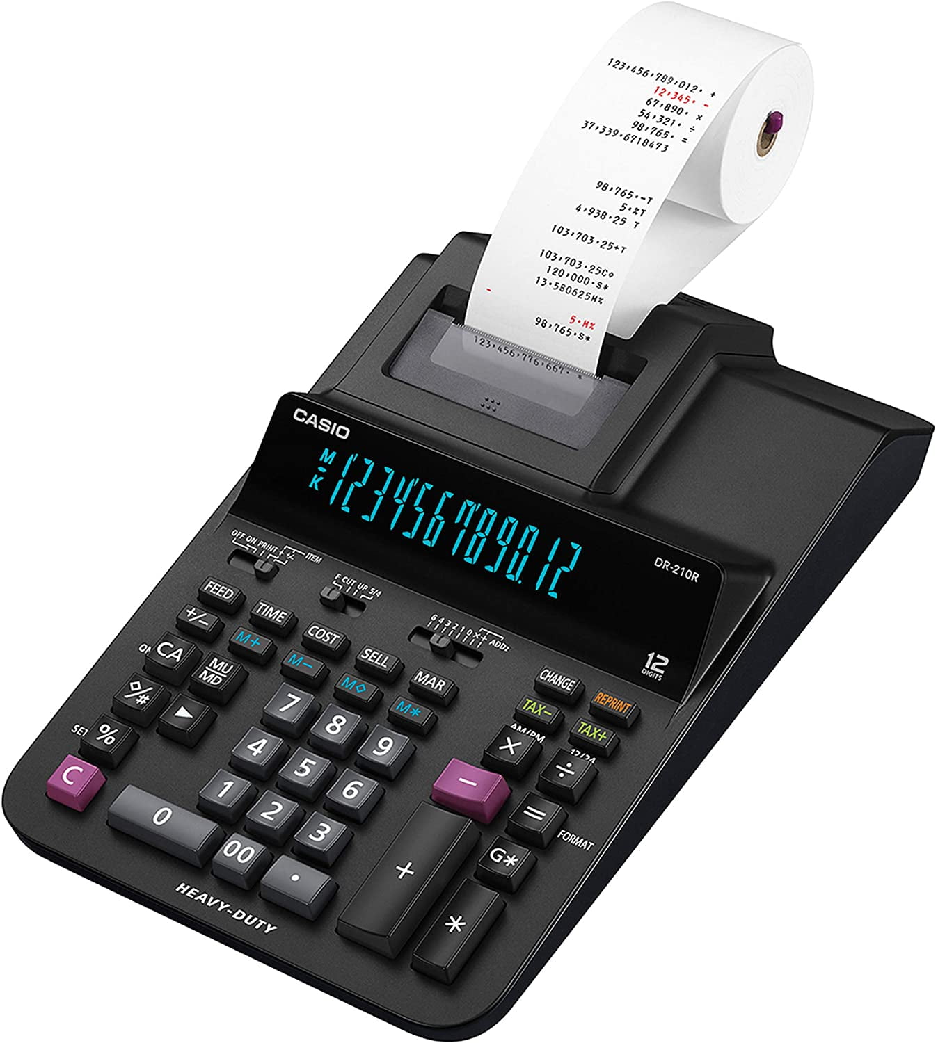 Casio DR210R Printing Calculator Walmart Canada