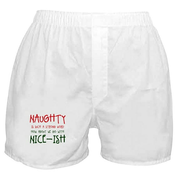 CafePress - Nice Ish Boxer Shorts - Men's Novelty Boxer Shorts